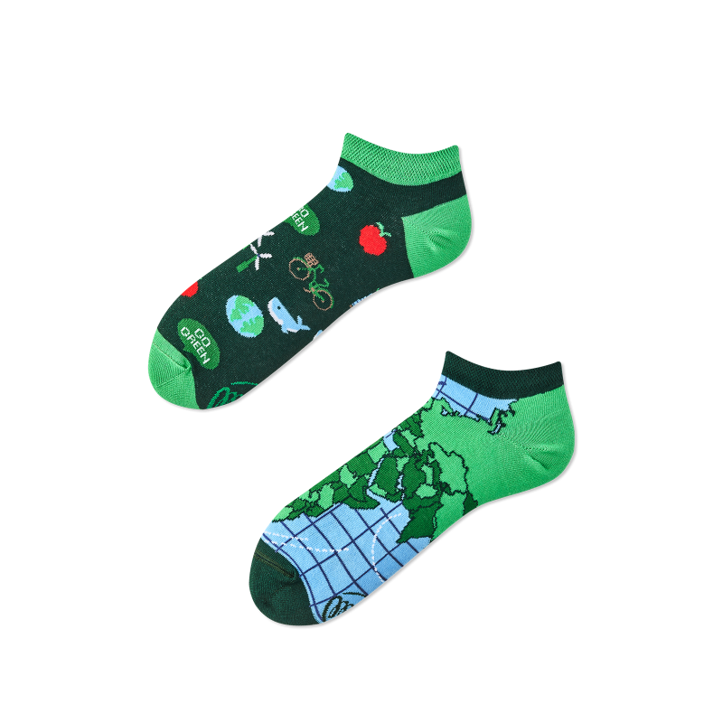 Many Mornings socks - SAVE THE PLANET LOW