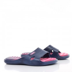 lano flip-flops navy blue and pink