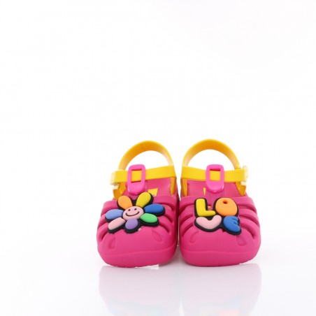 Ipanema Summer IX baby sandałki dziecięce pink/yellow 83188-20874