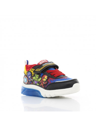 GEOX Ciberdron Avengers - Multicolored Sneakers with LED Lights for