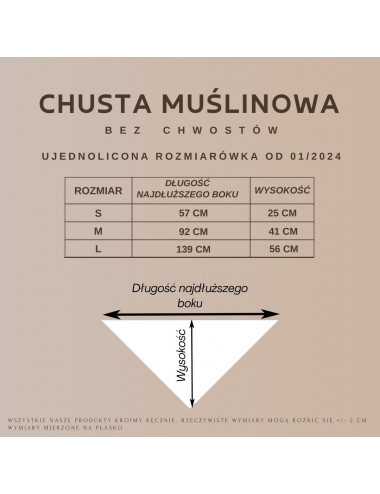 Czarna Chusta Muślinowa Leafstore - Elegancja i Komfort | Tupu Tupu