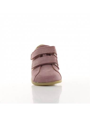 Mrugala Micro Pink - Natural Leather Children's Half-Shoes with Anatomy
