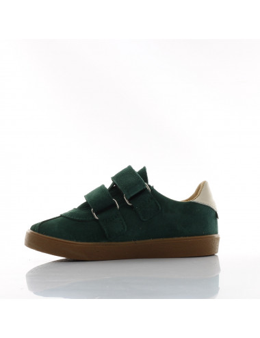 Mrugala Hana - Green Natural Leather Children's Sneakers