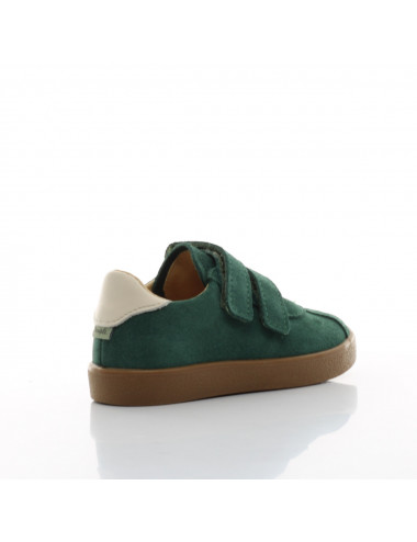 Mrugala Hana - Green Natural Leather Children's Sneakers