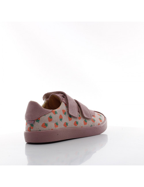 Mrugala PIKO Lila - Pink Children's Boots from Natural Leather and M