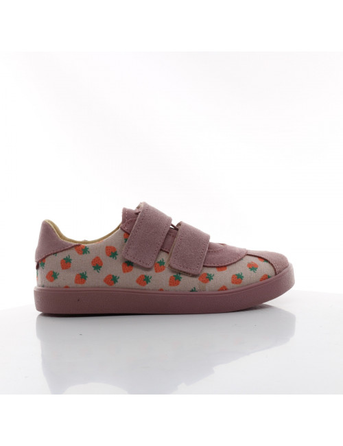 Mrugala PIKO Lila - Pink Children's Boots from Natural Leather and M