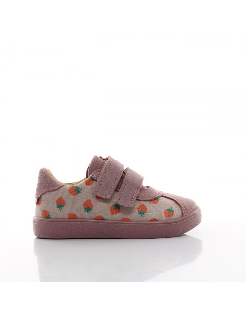 Mrugala PIKO Lila - Pink Natural Leather Children's Boots.