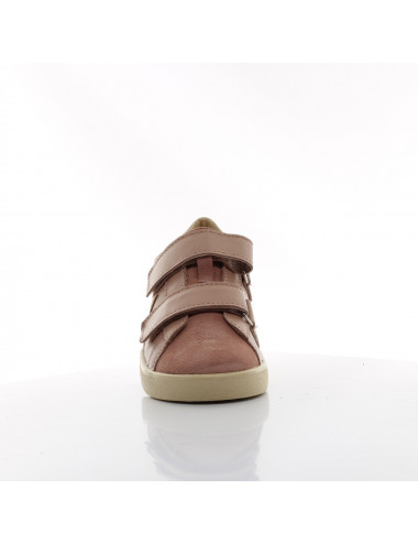 Mrugala BAIA Rosa - Elegant Pink Children's Sneakers in Natural.