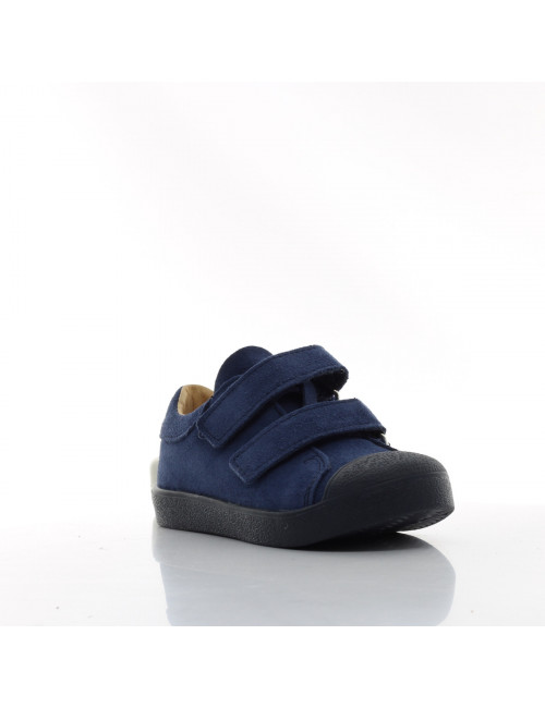 Mrugala Fico Indigo - Children's Jeans Boots from Natural Leather