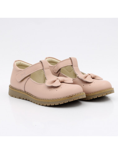Emel Larisa Pink Children's Ballerinas - Leather, Comfortable with Insole