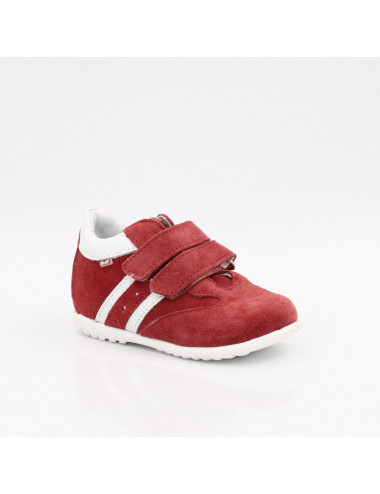 Emel Roczki Tokyo - Czerwone Skórzane Buty dla Dzieci, Elastyczne