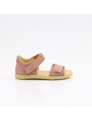 Mrugala Summer rosa velour outdoor children's sandal 1124/4-44