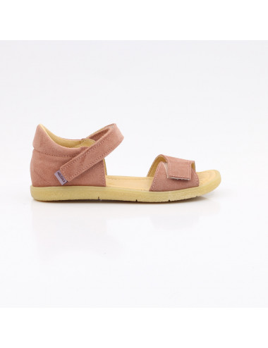 Mrugala Summer rosa velour outdoor children's sandal 1324/4-44