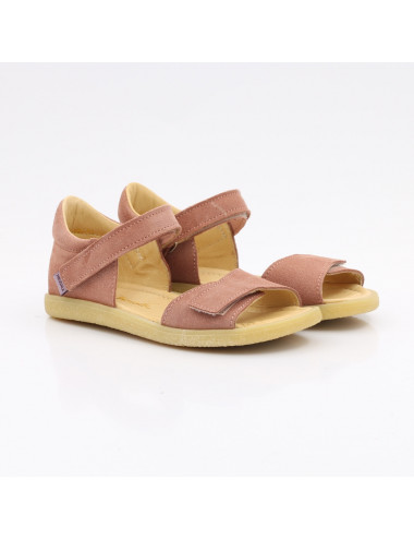 Mrugala Summer rosa velour outdoor children's sandal 1324/4-44