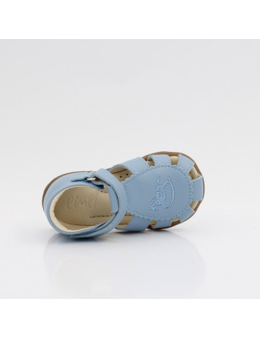 Emel Roczki Texas sandały dziecięce zabudowane niebieskie ES 1670-18