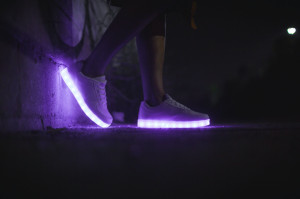 Glowing shoes 